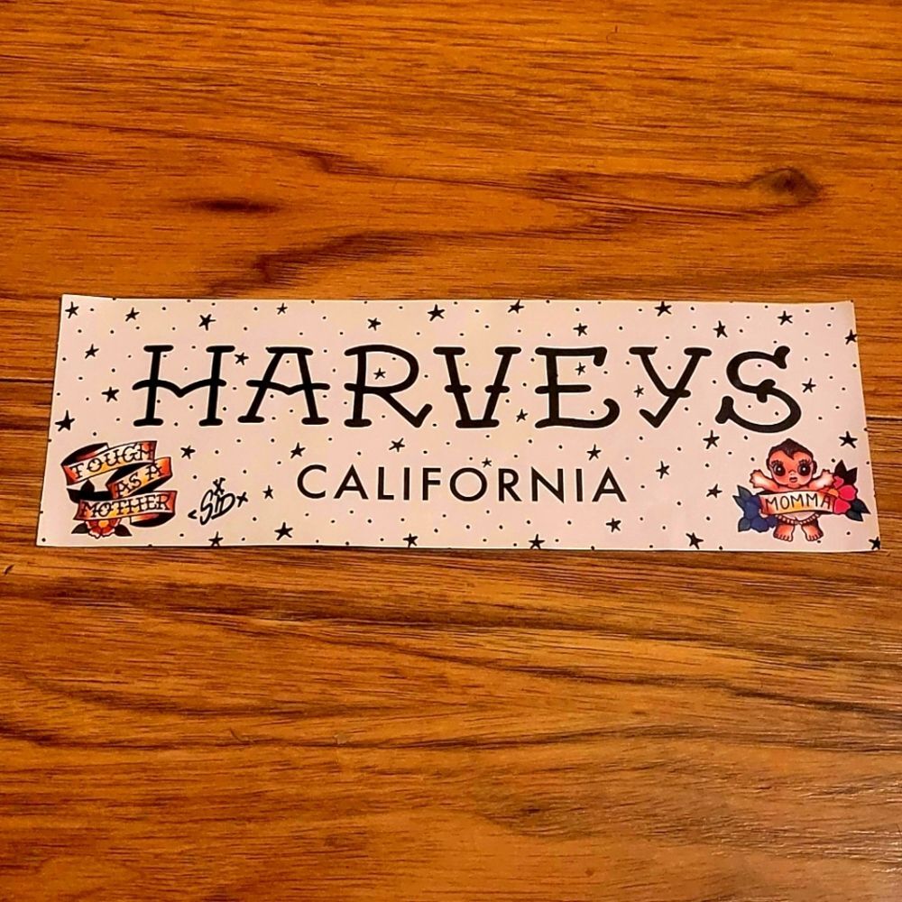 Harveys "Tough as a Mother" Sticker